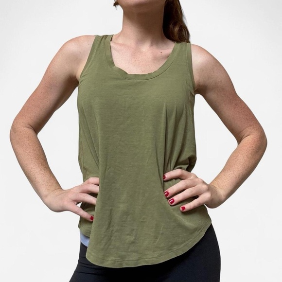Lululemon love racer back Green Tank Top - Picture 5 of 8